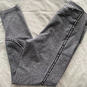 Calvin Klein Performance Stretch High Waist 7/8 Logo Tape Leggings Size XS